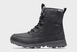 Icebug Adak ReWool BUGrip Women's Winter Boots Black / Grey | CA-8031-GHEMD