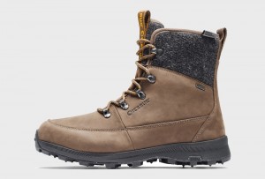 Icebug Adak ReWool BUGrip Women's Winter Boots Coffee / Grey | CA-0326-LXUDT