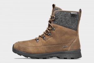 Icebug Adak ReWool Michelin Women's Winter Boots Coffee / Grey | CA-3412-ATVBG