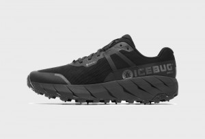 Icebug Arcus BUGrip GTX Men's Running Shoes Black | CA-5039-YCZQG