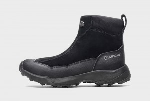 Icebug Metro 2 BUGrip Studs Men's Winter Boots Black | CA-4157-YVRMC