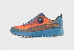 Icebug NewRun BUGrip GTX Men's Running Shoes Orange | CA-1053-GEPNB