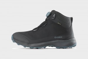 Icebug Stavre BUGrip GTX Men's Winter Boots Black | CA-2318-OUDMV