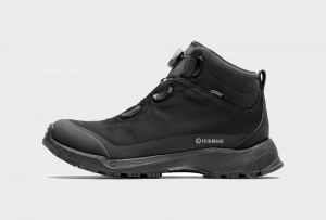 Icebug Stavre Michelin GTX Men's Winter Boots Black | CA-2534-FVMQN