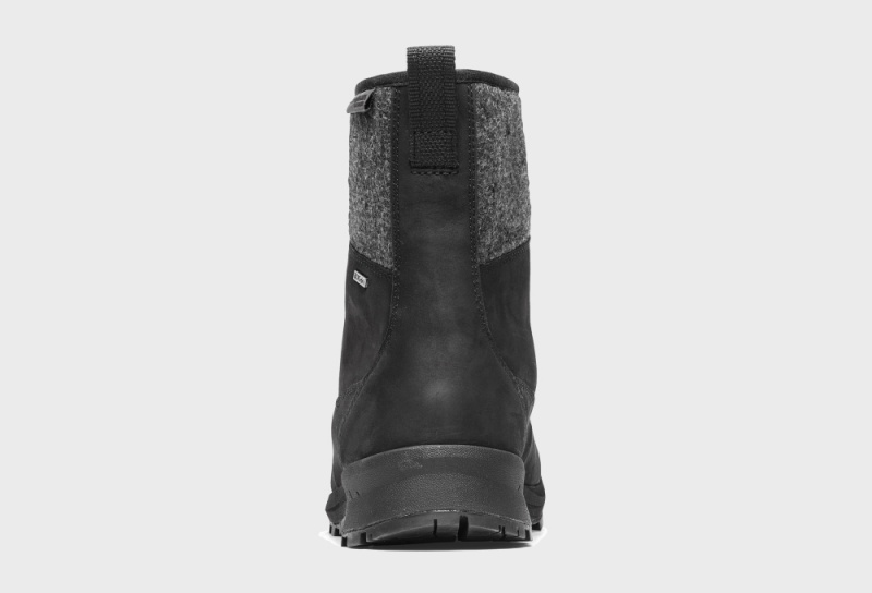 Icebug Adak ReWool Michelin Women's Winter Boots Black / Grey | CA-1496-BDHPZ