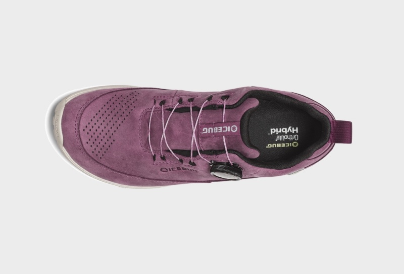 Icebug Ava Biosole Men's Walking Shoes Purple | CA-8647-YXFGL