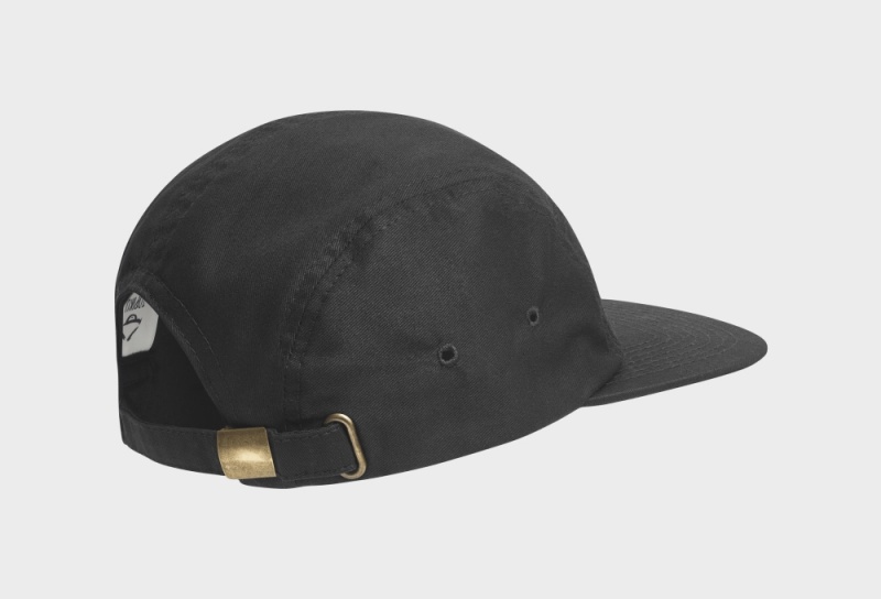 Icebug Five Panel Cap Unisex Caps Black | CA-6270-QKCSL