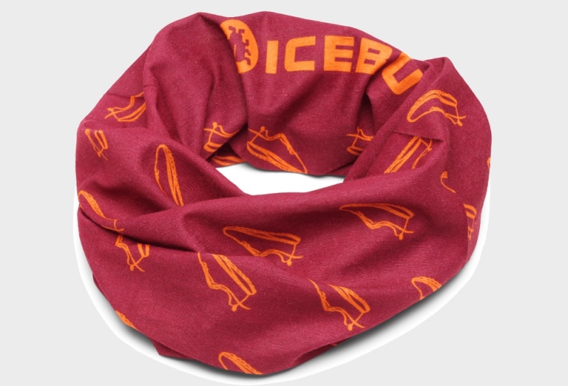 Icebug Icetube RunOne Studs Unisex Scarf Red | CA-6508-VHTAN