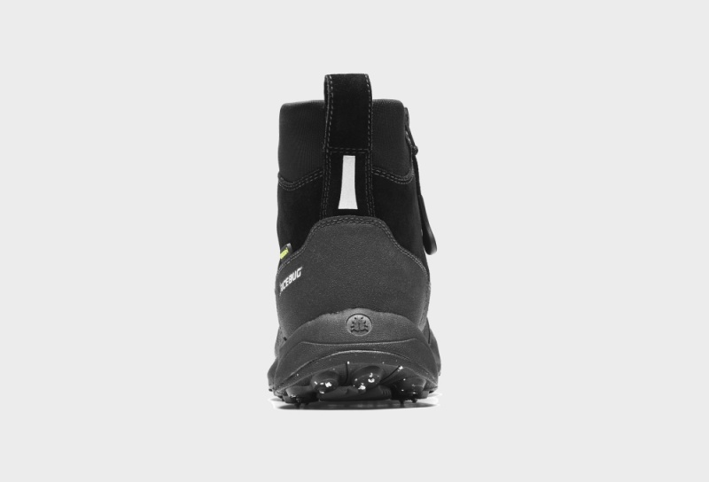 Icebug Metro 2 BUGrip Studs Men's Winter Boots Black | CA-4157-YVRMC