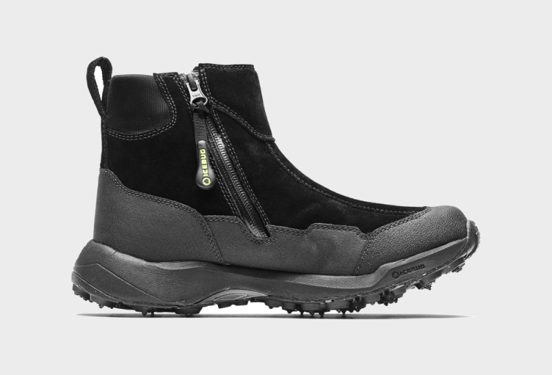 Icebug Metro 2 BUGrip Studs Men's Winter Boots Black | CA-4157-YVRMC