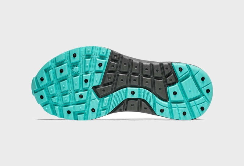 Icebug NewRun BUGrip GTX Studs Women's Running Shoes Black / Turquoise | CA-1306-CSFNW