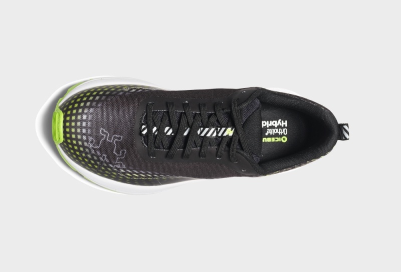 Icebug NewRun BUGrip Studs Men's Running Shoes Black | CA-4683-SITGO