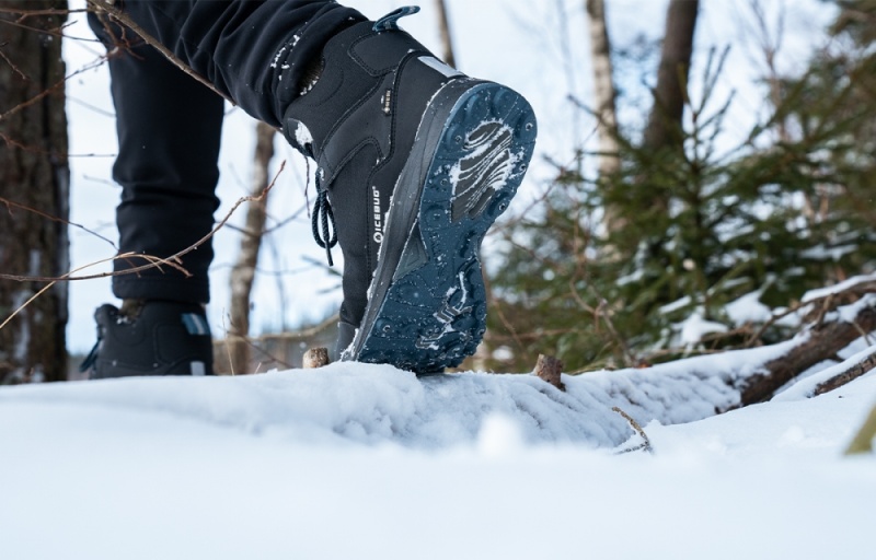 Icebug Pace 3 BUGrip GTX Men's Winter Boots Black | CA-2356-LYUBR