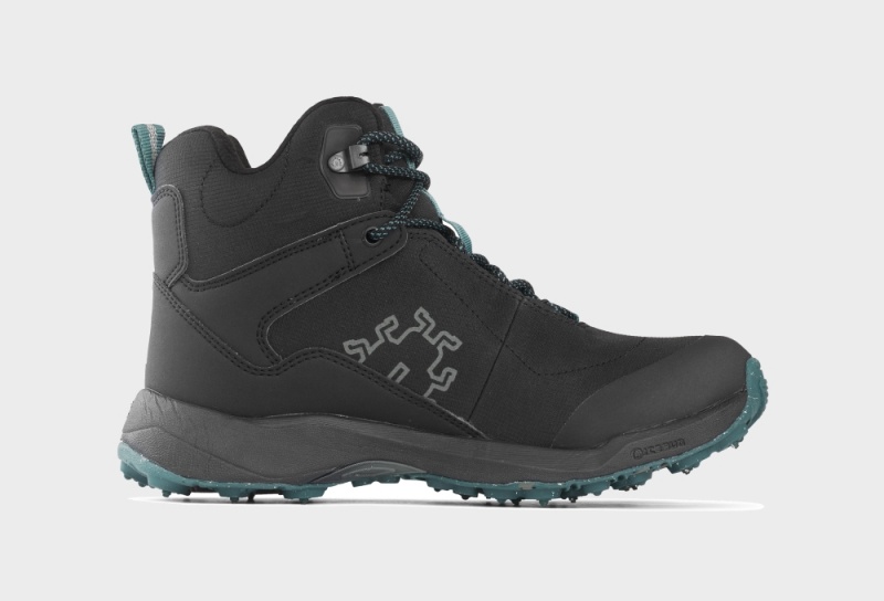 Icebug Pace 3 BUGrip GTX Studs Women's Winter Boots Black / Turquoise | CA-7201-ESKNI