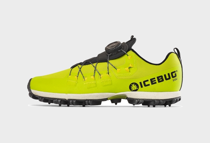 Icebug Sisu OLX Men\'s Running Shoes Yellow | CA-6324-UYSNL