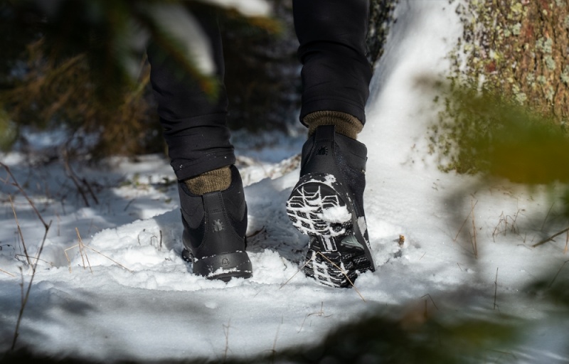 Icebug Stavre Michelin GTX Men's Winter Boots Black | CA-2534-FVMQN