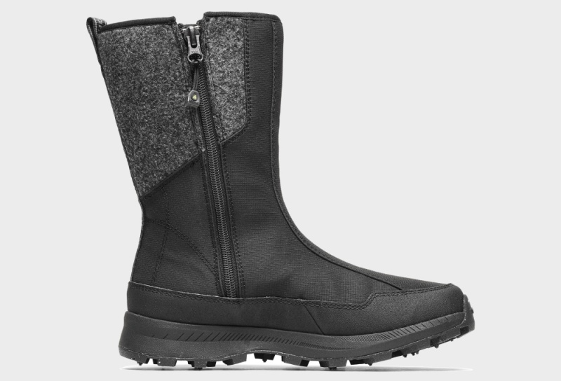 Icebug Sund Wool BUGrip Women's Winter Boots Black | CA-8645-LTSIK