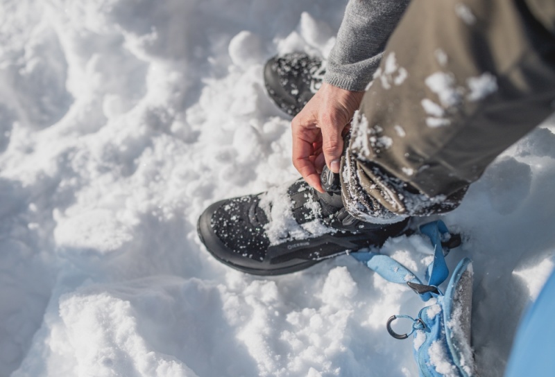 Icebug Walkabout BUGrip GTX Men's Winter Boots Black | CA-1046-HVTFY