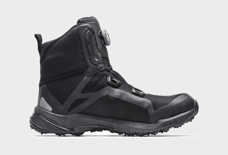 Icebug Walkabout BUGrip GTX Men's Winter Boots Black | CA-1046-HVTFY